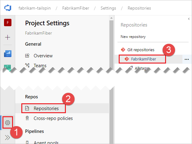 Configure repository access.