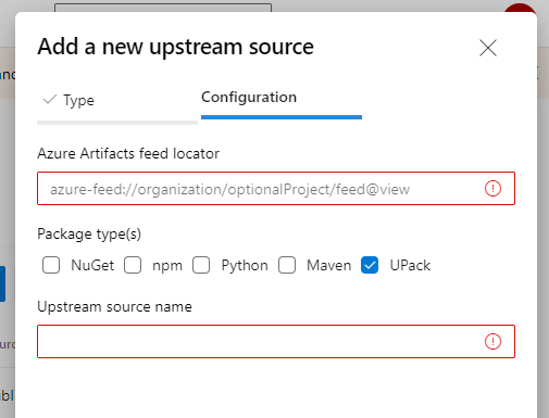 Add a new upstream source