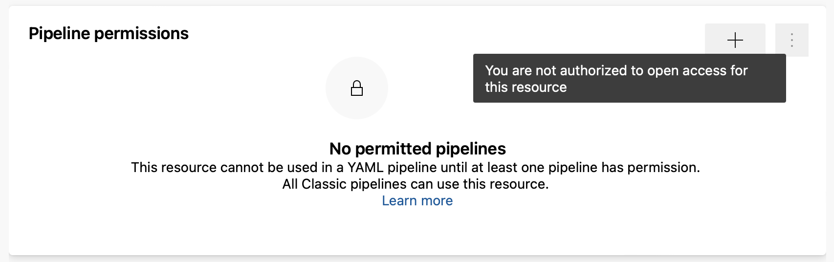 Pipelines Permissions