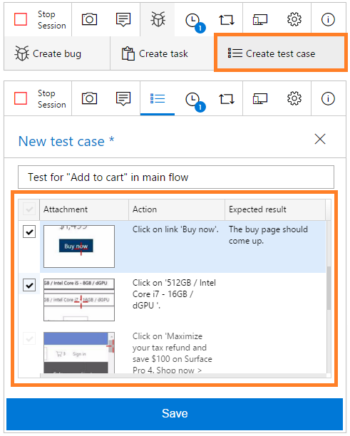 XT Create Test Cases