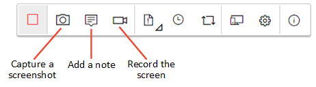 Take a screenshot, make notes, or record your actions as a video