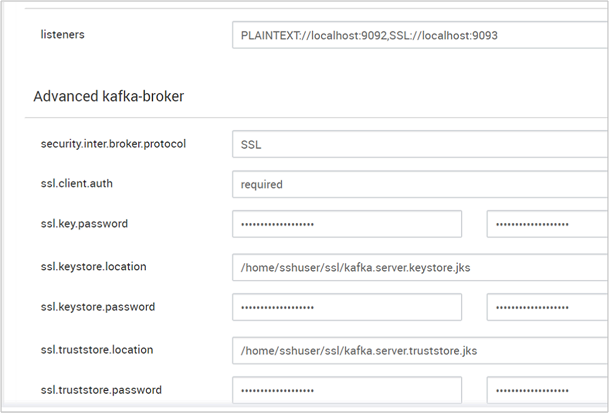 Editing kafka-env template property in Ambari four.