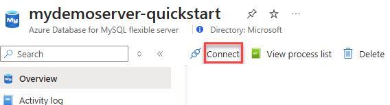 Screenshot that how to connect with Azure Cloud Shell.