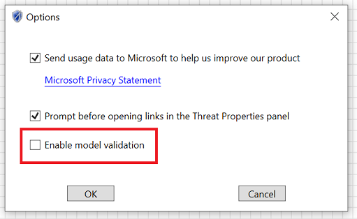 Model Validation Option