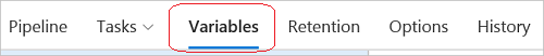 Select the release definition and variables in the application binding file in BizTalk Server.