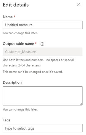 Edit details dialog box.