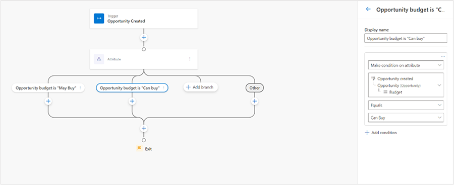 Screenshot of trigger data feature.