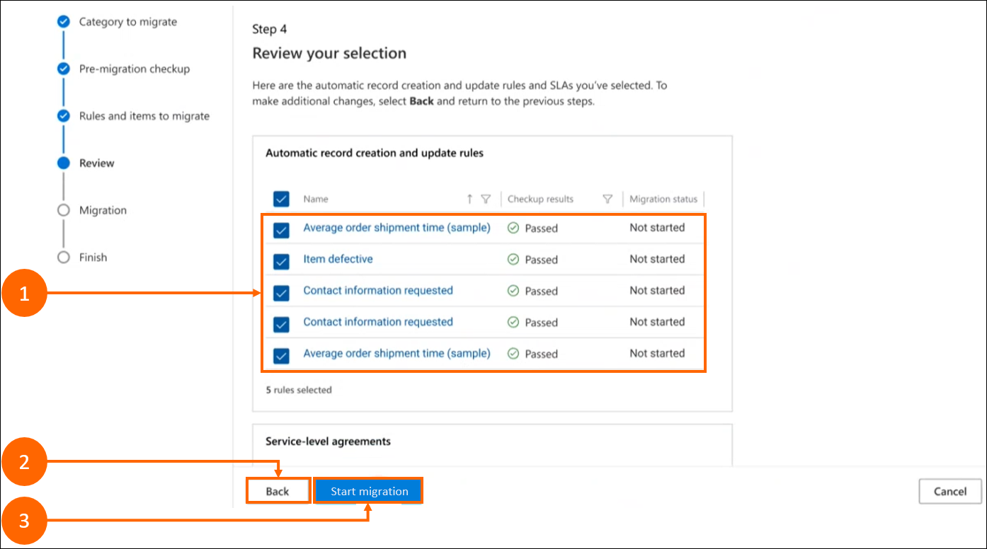 Migration tool - Step 4.