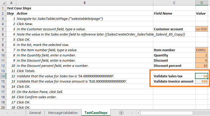 validate variables.