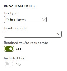 Tax type Other.