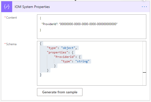 System properties action)