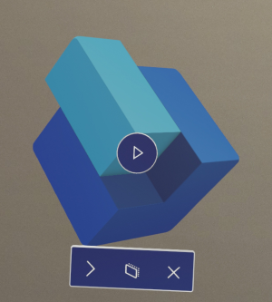 3D app launcher.