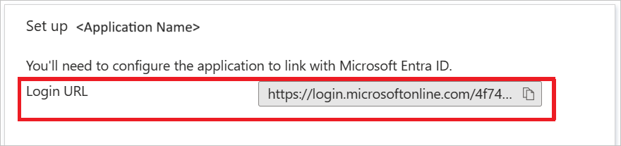 Screenshot shows to copy configuration URLs.