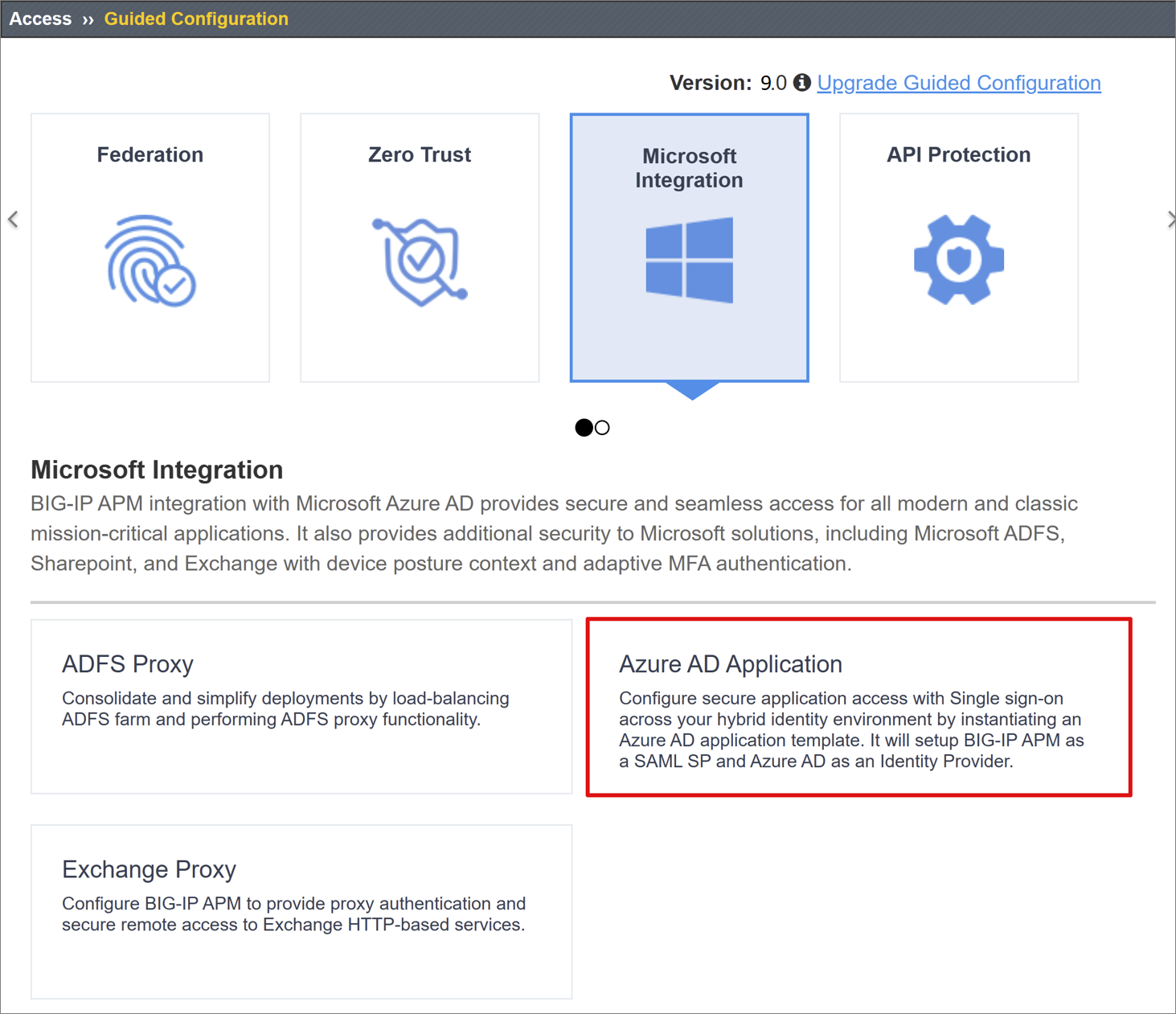 Screenshot for Configure Easy Button- Install the template.