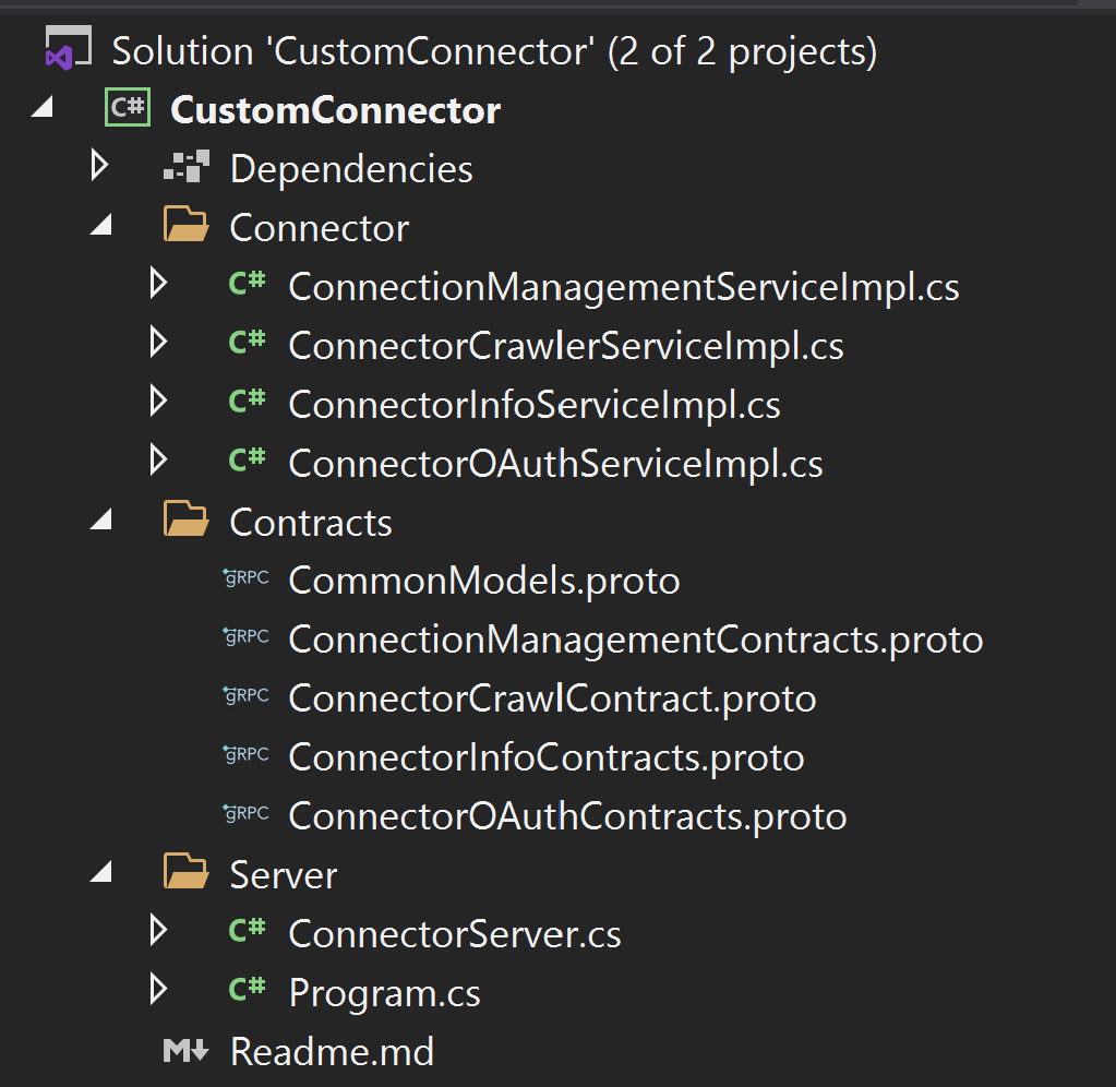 Project structure example