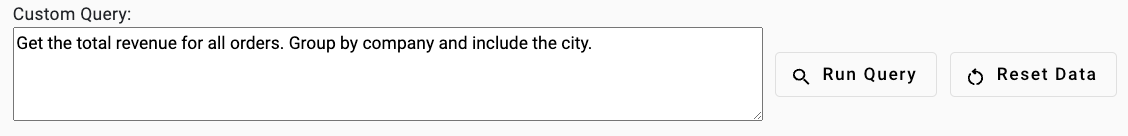 Natural language to SQL query.