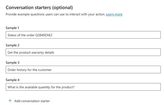 Use conversational starters