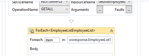 Add employee list to ForEach workflow