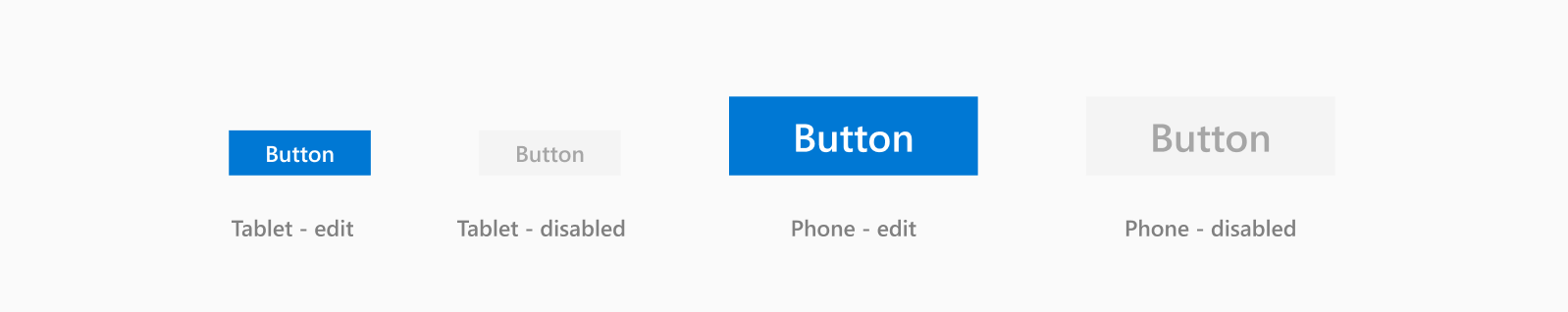 Button states.