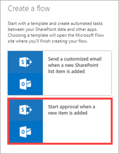 Create an approval flow.