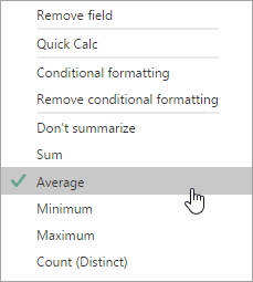 Calculate average.