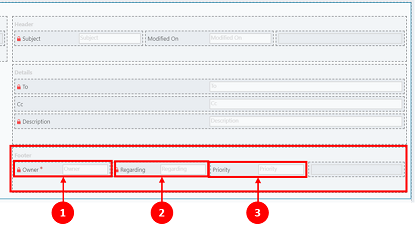 Customize a card form in timeline - Footer section.