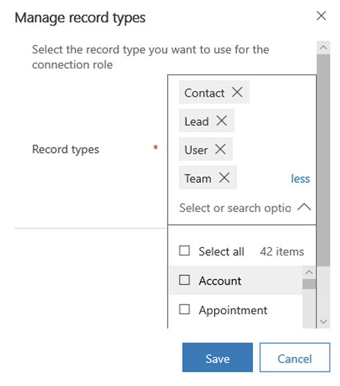 Manage Row Type.