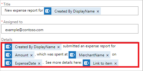 Custom responses details.