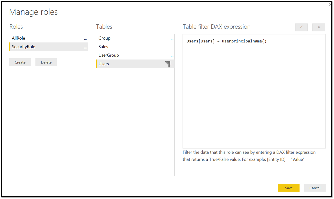 Manage roles