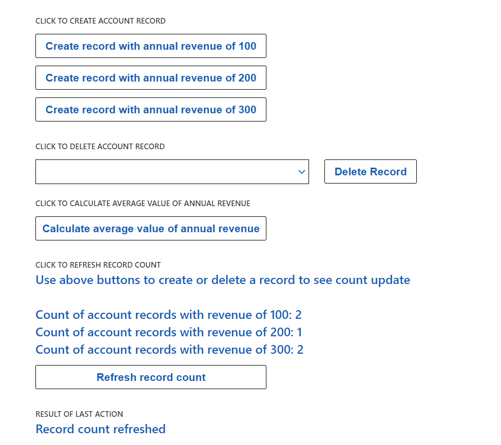 Example component using the portal Web API.