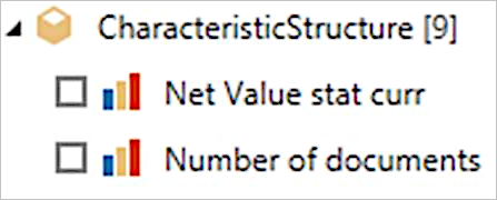 Image of the navigator showing only the Net Value stat curr and Number of documents values displayed.