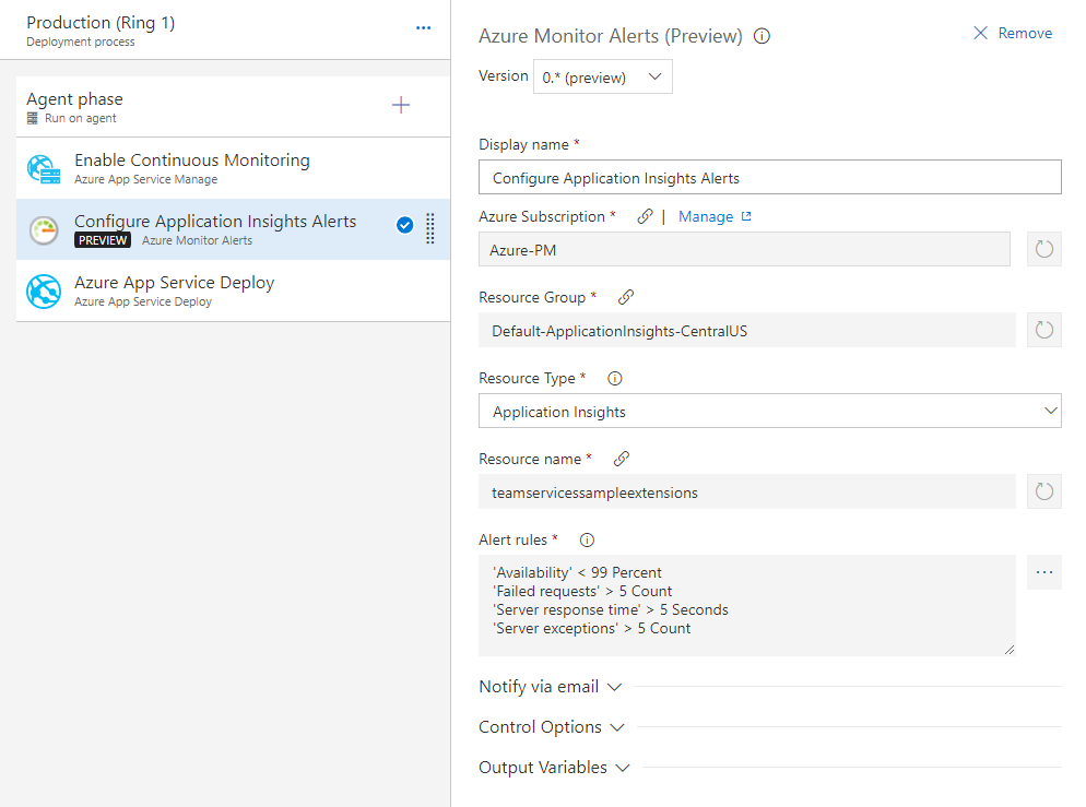 Continuous monitoring