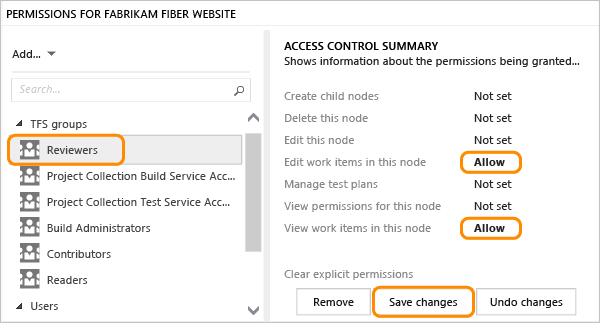 Allow reviewers to view and modify work items 