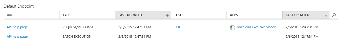 Download Excel Workbook using the Studio (classic) Web Service portal