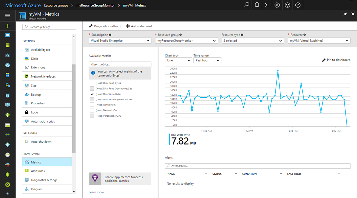 View host metrics