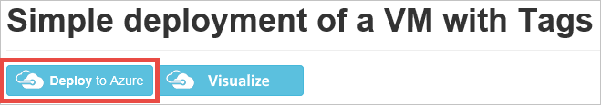Simple deployment with Tags