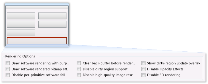 Perforater Render Options