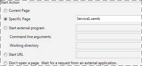 Workflow Service Project Web Properties