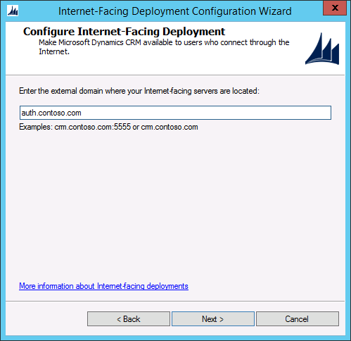 Configure IFD external domain