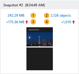 Snapshot view links