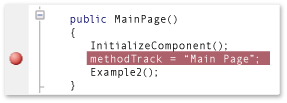 Call Example2 method from the Demo method