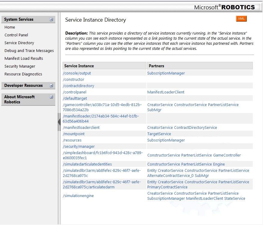 Simulated Articulated Entities Browser