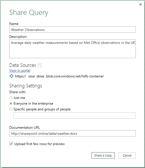 Figure 1 - Sharing a Query