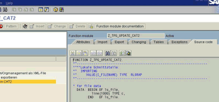 Source code for the actuals import function