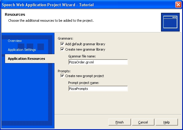 Application Wizard