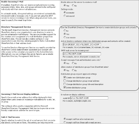 Verify information in ADUC