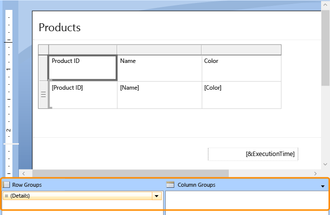 Grouping Pane