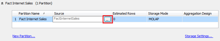 Partition source column