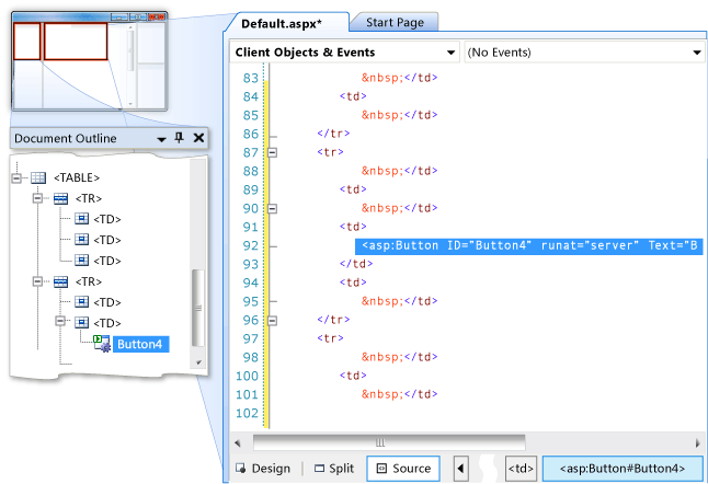 Use Document Outline