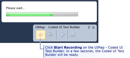 Start recording UI